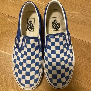 Vans checkerboard slip on